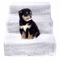 Pet Plastic 3/4-Step Detachable Stairs for Small Animals and Children