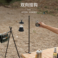 Ultralight Aluminum Alloy Folding Desk Lamp Stand for Outdoor Camping & Picnic