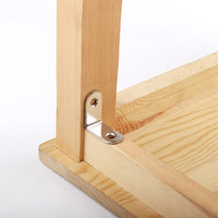 Stainless Steel 90-Degree L-Shaped Corner Brace for Furniture and Shelves