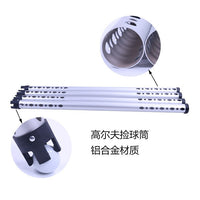 Lightweight Aluminum Alloy Golf Ball Retriever Tube - No Bending Required