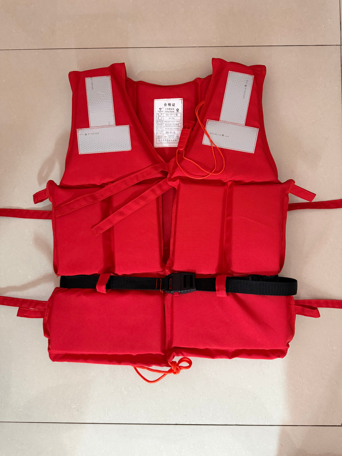 Professional Life Vest for Water Rescue and Flood Control, High Buoyancy, CE Certified