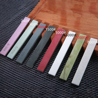 8-Piece Ruby Sharpening Stone Set, 150x20x5mm, for Fixed-Angle Knife Sharpeners, Polishing & Fine Grinding