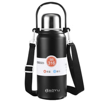 Large Capacity 316 Stainless Steel Insulated Water Bottle for Outdoor Travel and Hiking