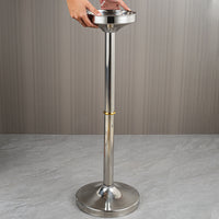 Thickened Stainless Steel Ice Bucket Stand for Commercial Bar KTV Party Events, Detachable Floor-Standing Wine Champagne Bucket Holder