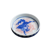 Miyan Antique Chinese Blue and White Porcelain Teapot Tray for Gaiwan and Teapots