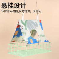 Breathable Parrot Bird Bed Hammock Platform for Peony Cockatiel Sun Conure, All Seasons Sleeping Nest Rest Stand