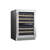 Stainless Steel Glass Door Wine Cooler Refrigerator for Commercial Use, ETL Certified