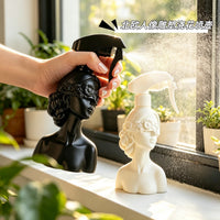 Vintage Blindfolded Girl Figurine Spray Bottle for Gardening and Indoor Plants