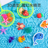 Magic Water Elf DIY Craft Kit for Kids with Magnetic Fishing Pool