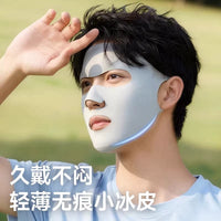 Men's Full Face Sun Protection Mask for Outdoor UV Protection, Running and Cycling