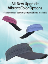 Unisex Quick-Dry Sun Visor for Running and Sports