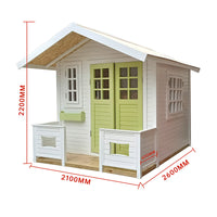 Outdoor Anti-Corrosion Wooden Cabin Villa Homestay Teahouse Kids Assembly Mobile Living Wooden House Garden Solid Wood Gazebo