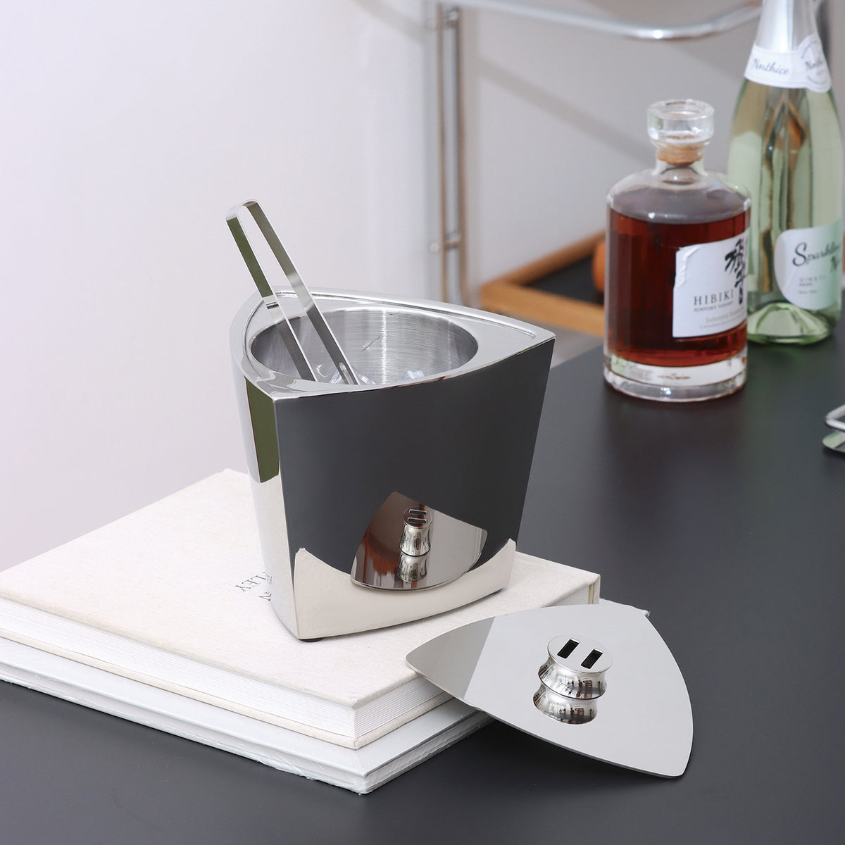 European Style Stainless Steel Champagne & Wine Ice Bucket for Home Bar