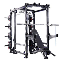 Home Gym Power Rack Squat Stand Pull-Up Bar Strength Training System