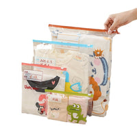 Kids' Waterproof Clothing Storage Bags for Kindergarten, Baby Essentials Organizer, Moisture-proof Seal Bags