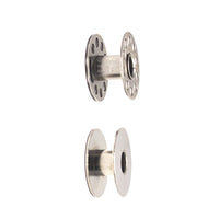 Household Vintage Sewing Machine Bobbins Metal with Hole for Foot Pedal Lockstitch Bottom Thread Core Sewing Accessories