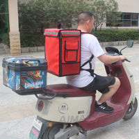 Large Capacity Insulated Food Delivery Backpack for Pizza and Cold Storage, Portable Outdoor Thermal Bag
