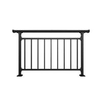 Galvanized Steel Balcony Railing for Indoor/Outdoor Use