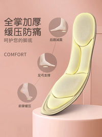 Forefoot Cushioning Insoles for Pain Relief and Comfort, Breathable and Sweat-Absorbing