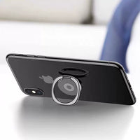 Ultra-Thin 360° Rotating Metal Phone Ring Holder for Hands-Free Viewing