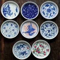 Miyan Antique Chinese Blue and White Porcelain Teapot Tray for Gaiwan and Teapots