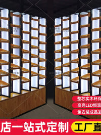 Retail Store Hat and Helmet Display Rack with Multi-layer Shelves