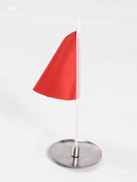 HOW TRUE Golf Putting Green Flagstick with Stainless Steel Hole Cup Base and Red Flag