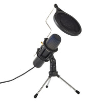 USB Condenser Microphone for Karaoke, Live Streaming, Gaming, and Recording - Cardioid Pickup