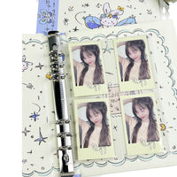 A5 Butterfly Bunny High-Capacity Photocard Binder with Hard Cover