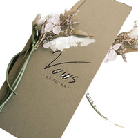 Wedding Vow Cards for Bride and Groom - Foldable Ceremony Speech Booklets