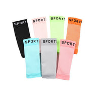 Women's Professional Compression Leg Sleeves Striped Elastic Fitness Running Calf Socks