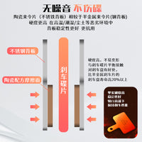 Bicycle Ceramic Disc Brake Pads for Mountain Bikes - Heat Dissipation Metal Brake Pads for Cycling Accessories