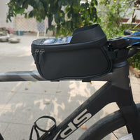 Bicycle Top Tube Phone Bag Waterproof Cycling Pouch Large Capacity Storage