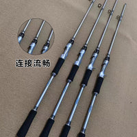 Lightweight Hard Lure Fishing Rod Silver Casting Spinning Rod for Long-Distance Casting