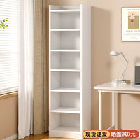 Slim Home Bookshelf Corner Storage Rack for Small Spaces