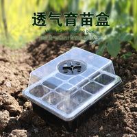 Seedling Starter Trays with Lids, Reusable Plant Germination Trays for Garden, Greenhouse, and Hydroponics