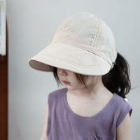 Kids' Sun Protection Hat with Wide Brim for Girls, Quick-Dry Outdoor Baseball Cap