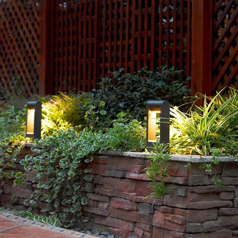 Outdoor Waterproof LED Lawn Lamp Rotatable Garden Yard Ground Plug Light Landscape Pillar Lamp