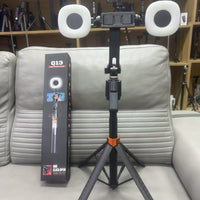 Q13 AI Smart Face Tracking Phone Gimbal Stabilizer with Dual Lights for Live Streaming