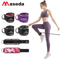 Camo Ankle Straps for Cable Machine Workouts, Glute and Leg Strength Training