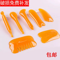 Natural Jade Gua Sha Scraping Tool for Face and Body Lymphatic Drainage and Massage