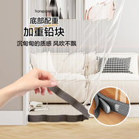 Waterproof Windproof Transparent Door Curtain for Home Bedroom Kitchen
