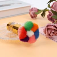 Colorful Acrylic Handle Nail Dust Cleaning Brush Set for Manicure and Makeup