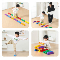 Kids' Sensory Stepping Stones for Balance Training, Non-Slip Edges
