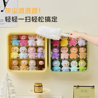 Acrylic Display Case for Mini Dolls and Figurines with Magnetic Closure