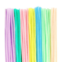 Macaron Color Pipe Cleaners for Kids' DIY Crafts