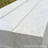 Granite Kerbstone for Road Edging and Municipal Engineering, Sesame Grey/White Flamed Finish
