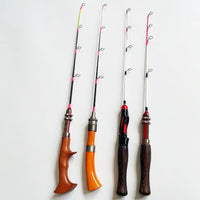 Ultralight Ice Fishing Rod and Reel Combo Set with Solid Soft Tip