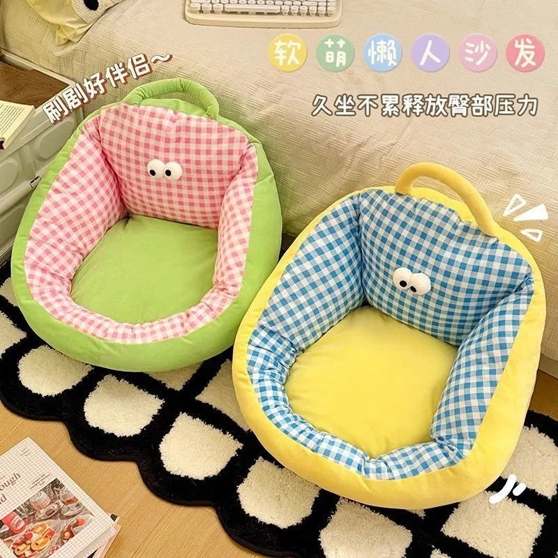 Lazy Sofa Floor Cushion Tatami Pillow for Bay Window Reading and Kids Play
