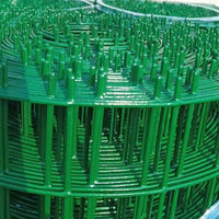 PVC Coated Welded Wire Mesh Fence for Garden, Farm, and Pond Enclosures